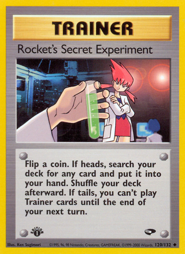 Rocket's Secret Experiment (120/132) [Gym Challenge 1st Edition] | Fandemonia Ltd