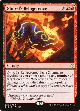 Ghired's Belligerence [Commander 2019] | Fandemonia Ltd