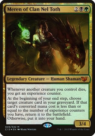 Meren of Clan Nel Toth (Oversized) [Commander 2015 Oversized] | Fandemonia Ltd