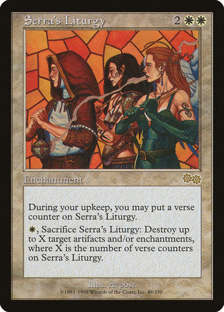 Serra's Liturgy [Urza's Saga] | Fandemonia Ltd