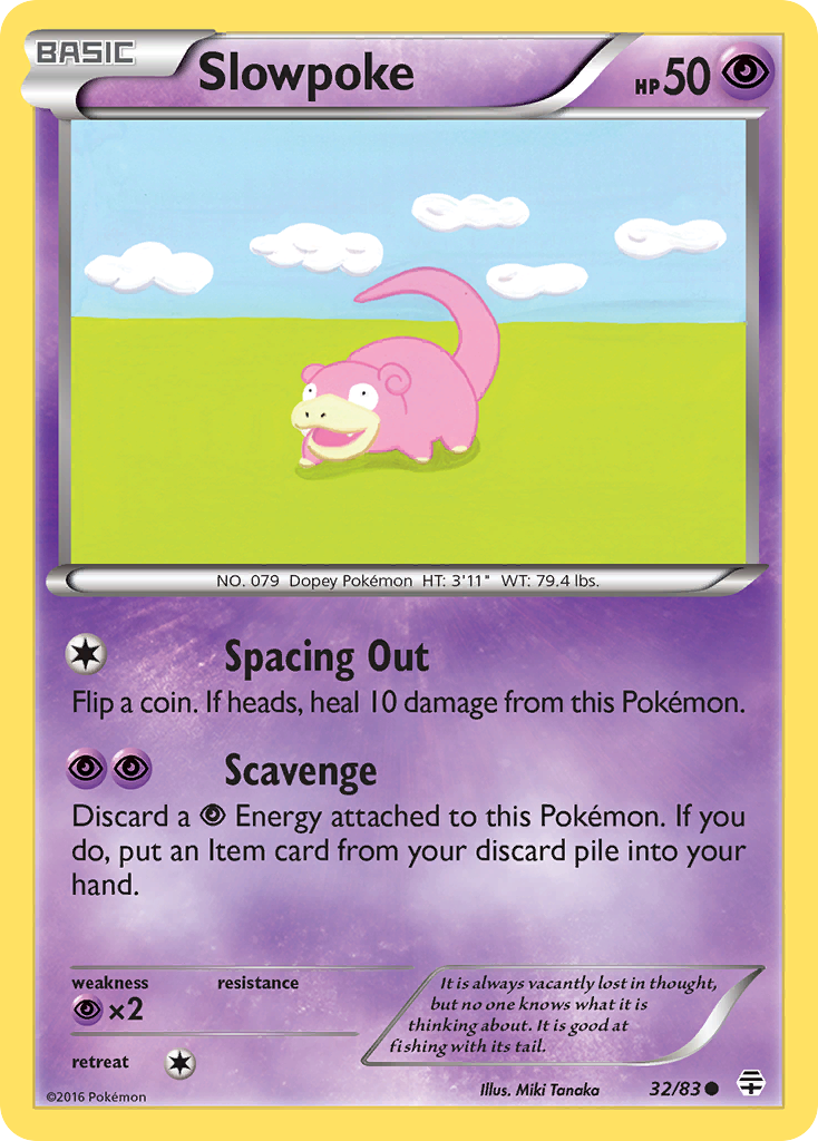 Slowpoke (32/83) [XY: Generations] | Fandemonia Ltd