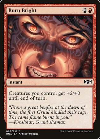 Burn Bright [Ravnica Allegiance] | Fandemonia Ltd