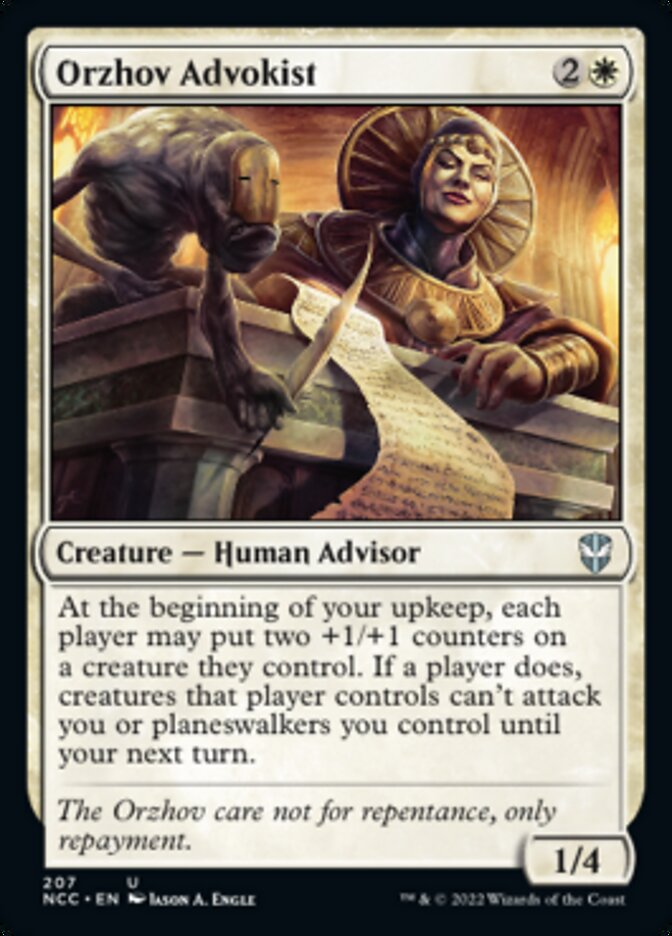 Orzhov Advokist [Streets of New Capenna Commander] | Fandemonia Ltd