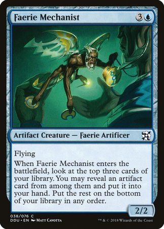 Faerie Mechanist [Duel Decks: Elves vs. Inventors] | Fandemonia Ltd