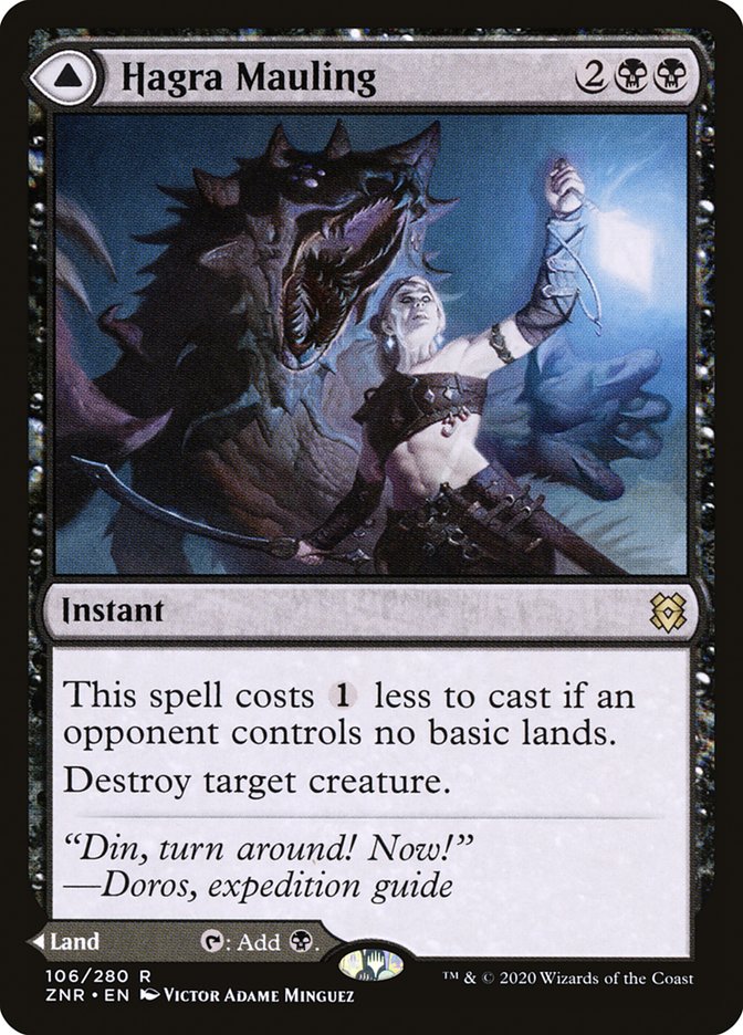 Hagra Mauling // Hagra Broodpit [Zendikar Rising] | Fandemonia Ltd