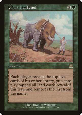 Clear the Land [Mercadian Masques] | Fandemonia Ltd