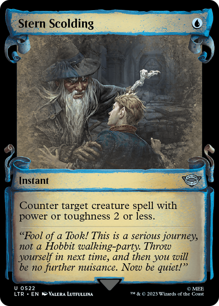 Stern Scolding [The Lord of the Rings: Tales of Middle-Earth Showcase Scrolls] | Fandemonia Ltd