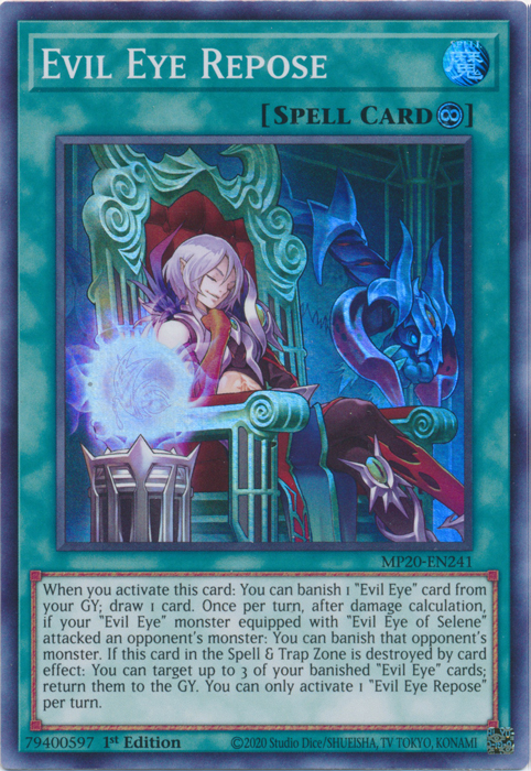 Evil Eye Repose [MP20-EN241] Super Rare | Fandemonia Ltd