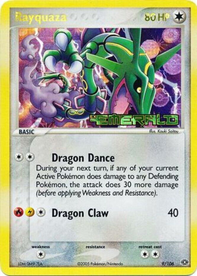 Rayquaza (9/106) (Stamped) [EX: Emerald] | Fandemonia Ltd
