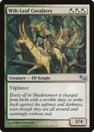 Wilt-Leaf Cavaliers [Shadowmoor] | Fandemonia Ltd
