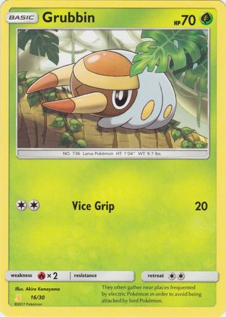 Grubbin (16/30) [Sun & Moon: Trainer Kit - Alolan Raichu] | Fandemonia Ltd