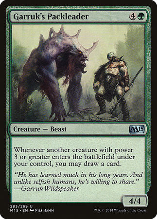 Garruk's Packleader [Magic 2015] | Fandemonia Ltd