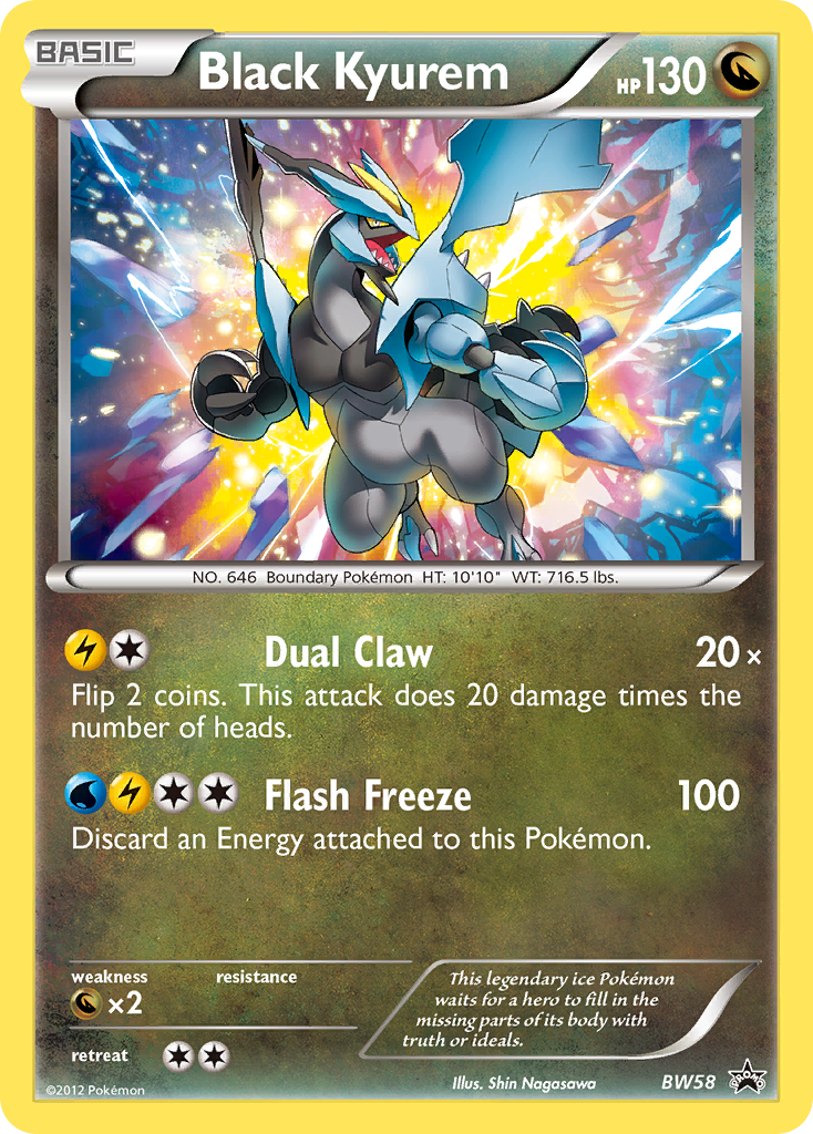 Black Kyurem (BW58) [Black & White: Black Star Promos] | Fandemonia Ltd