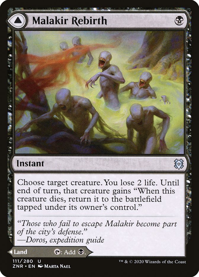 Malakir Rebirth // Malakir Mire [Zendikar Rising] | Fandemonia Ltd