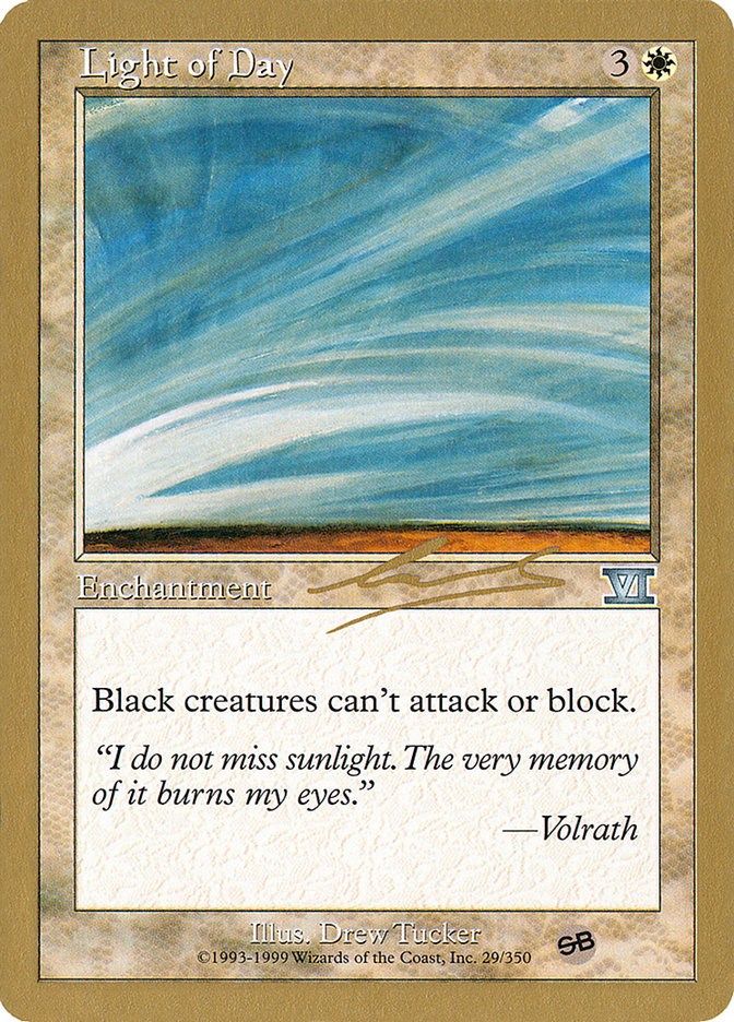 Light of Day (Nicolas Labarre) (SB) [World Championship Decks 2000] | Fandemonia Ltd