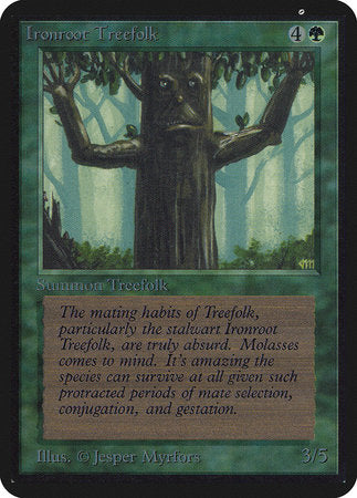 Ironroot Treefolk [Limited Edition Alpha] | Fandemonia Ltd