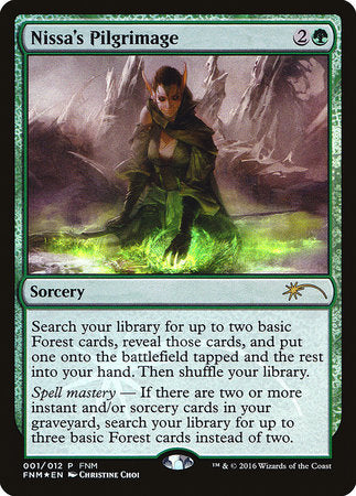 Nissa's Pilgrimage [Friday Night Magic 2016] | Fandemonia Ltd