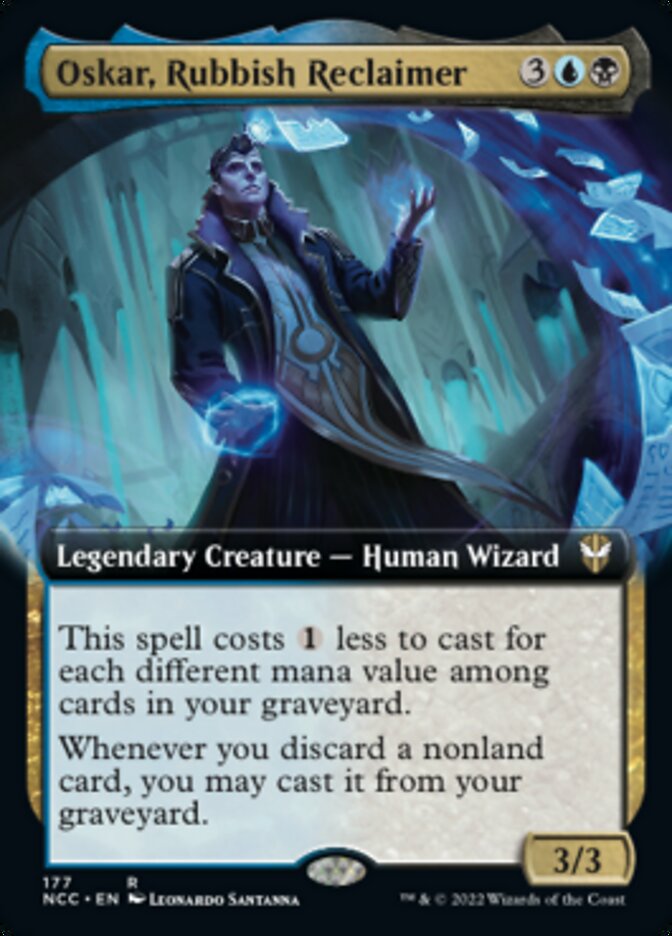 Oskar, Rubbish Reclaimer (Extended Art) [Streets of New Capenna Commander] | Fandemonia Ltd