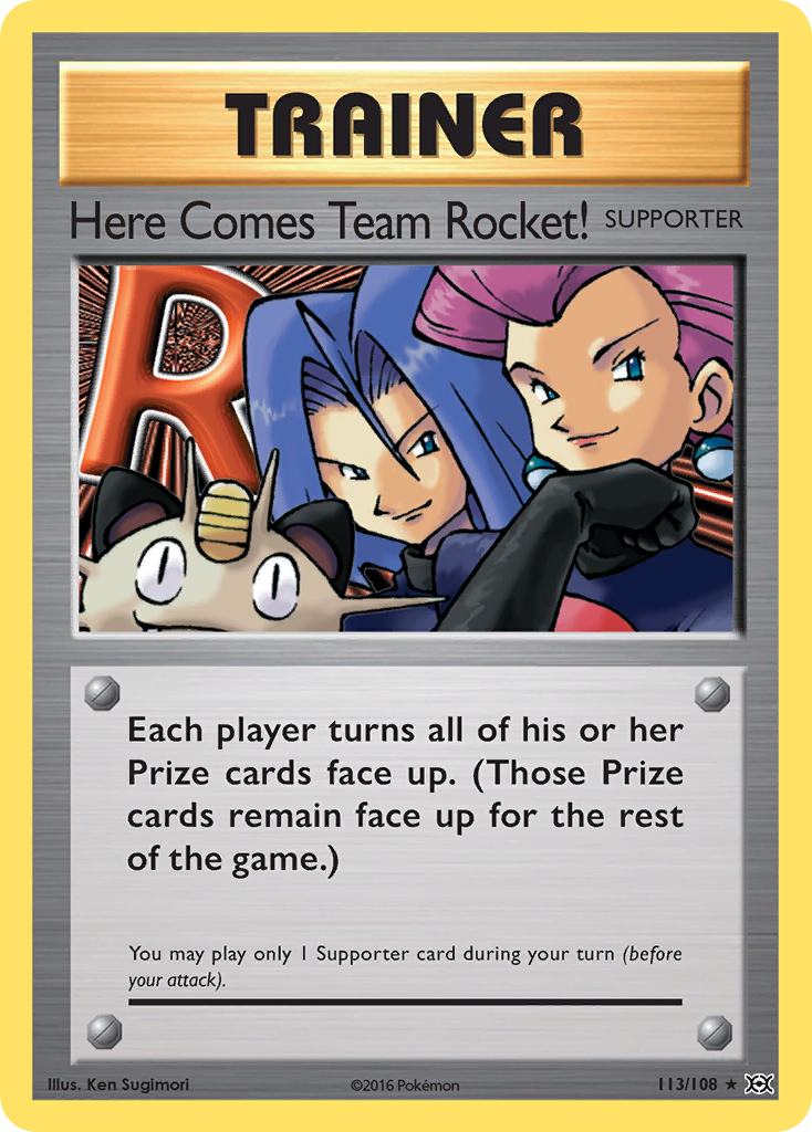 Here Comes Team Rocket! (113/108) [XY: Evolutions] | Fandemonia Ltd