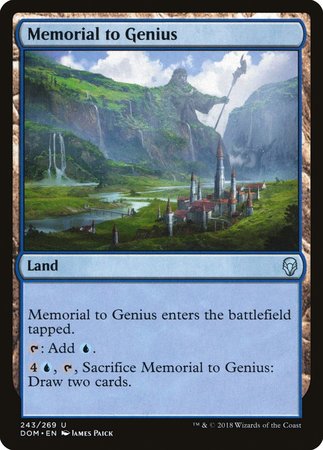 Memorial to Genius [Dominaria] | Fandemonia Ltd