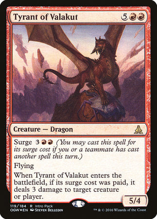 Tyrant of Valakut [Oath of the Gatewatch Promos] | Fandemonia Ltd