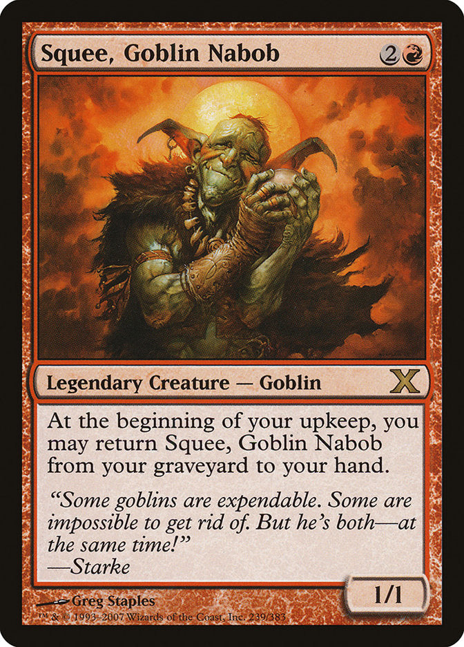 Squee, Goblin Nabob [Tenth Edition] | Fandemonia Ltd