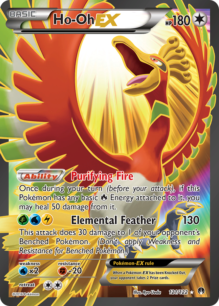 Ho-Oh EX (121/122) [XY: BREAKpoint] | Fandemonia Ltd