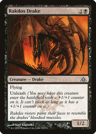 Rakdos Drake [Dragon's Maze] | Fandemonia Ltd