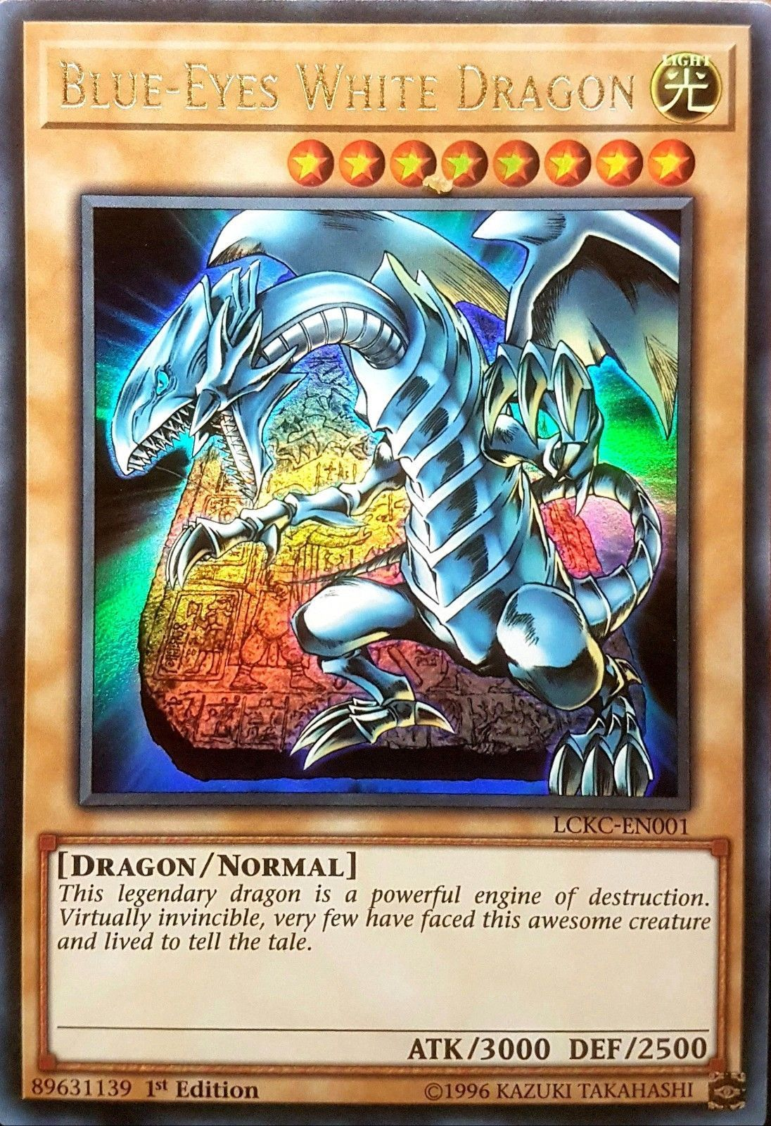 Blue-Eyes White Dragon (Version 4) [LCKC-EN001] Ultra Rare | Fandemonia Ltd