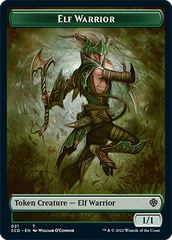 Elf Warrior // Cat Beast Double-Sided Token [Starter Commander Decks] | Fandemonia Ltd