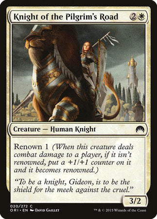 Knight of the Pilgrim's Road [Magic Origins] | Fandemonia Ltd