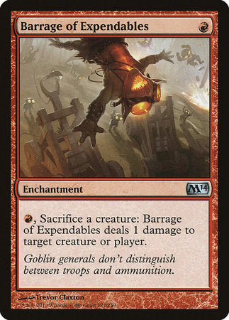 Barrage of Expendables [Magic 2014] | Fandemonia Ltd