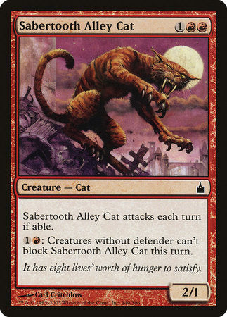 Sabertooth Alley Cat [Ravnica: City of Guilds] | Fandemonia Ltd