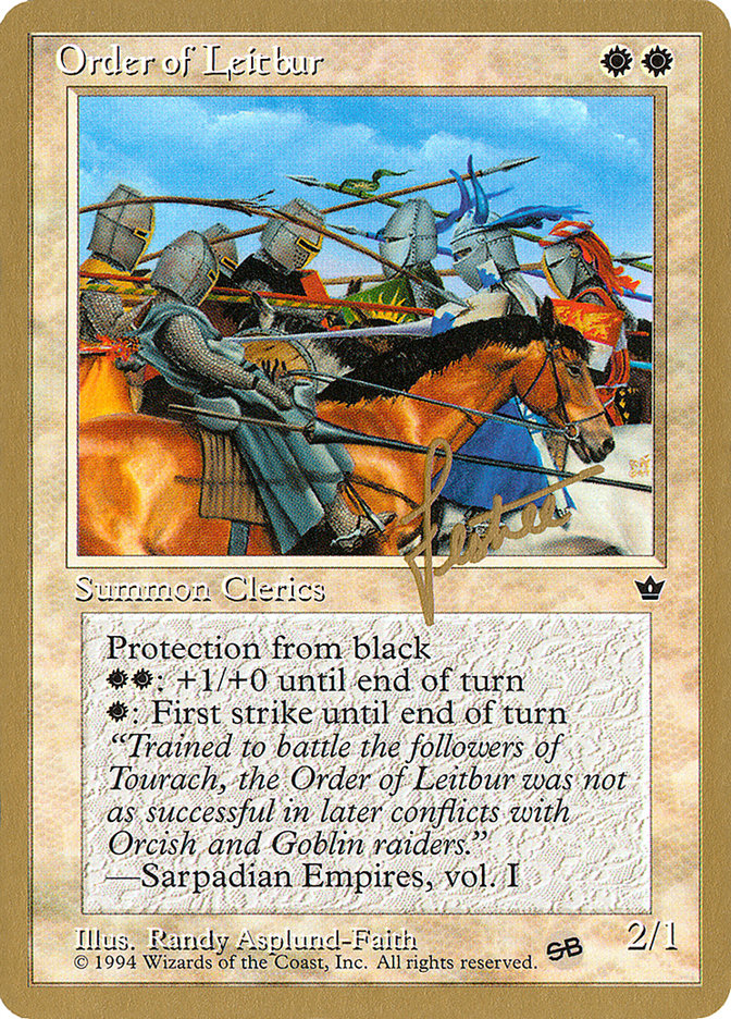 Order of Leitbur (Group) (Bertrand Lestree) (SB) [Pro Tour Collector Set] | Fandemonia Ltd