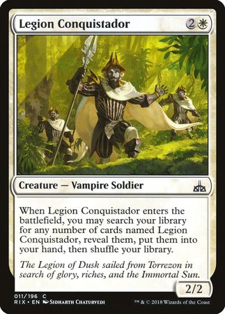 Legion Conquistador [Rivals of Ixalan] | Fandemonia Ltd