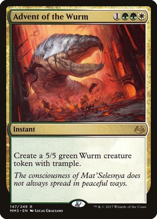 Advent of the Wurm [Modern Masters 2017] | Fandemonia Ltd