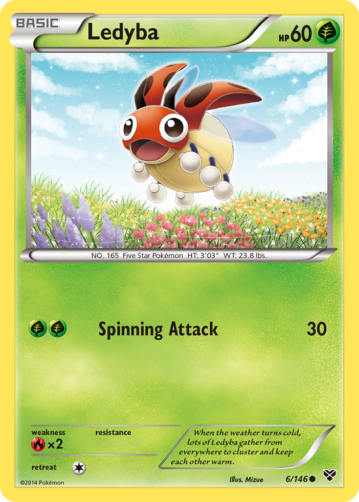 Ledyba (6/146) [XY: Base Set] | Fandemonia Ltd