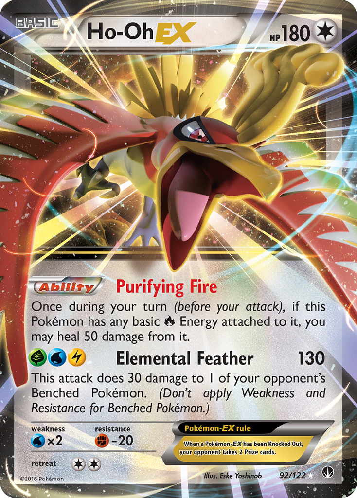 Ho-Oh EX (92/122) [XY: BREAKpoint] | Fandemonia Ltd