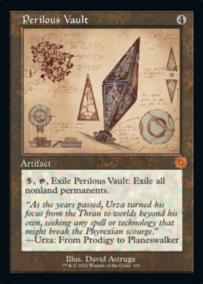 Perilous Vault (Retro Schematic) [The Brothers' War Retro Artifacts] | Fandemonia Ltd