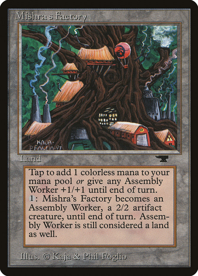 Mishra's Factory (Dark Green Background) [Antiquities] | Fandemonia Ltd