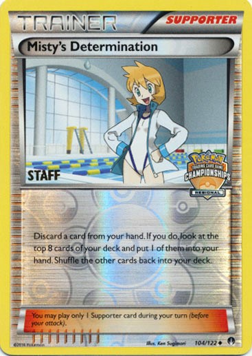 Misty's Determination (104/122) (Regional Championship Promo Staff) [XY: BREAKpoint] | Fandemonia Ltd