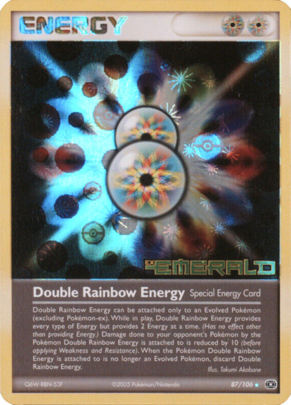 Double Rainbow Energy (87/106) (Stamped) [EX: Emerald] | Fandemonia Ltd