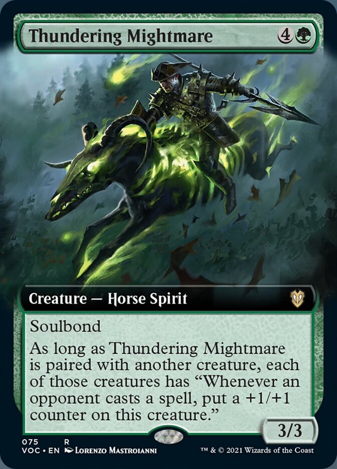 Thundering Mightmare (Extended) [Innistrad: Crimson Vow Commander] | Fandemonia Ltd