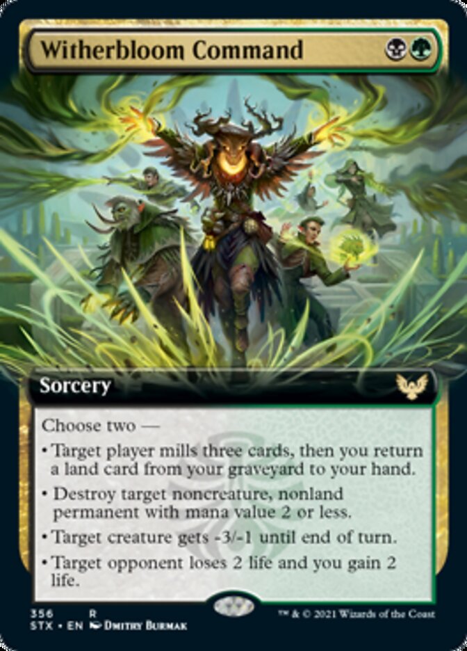 Witherbloom Command (Extended) [Strixhaven: School of Mages] | Fandemonia Ltd