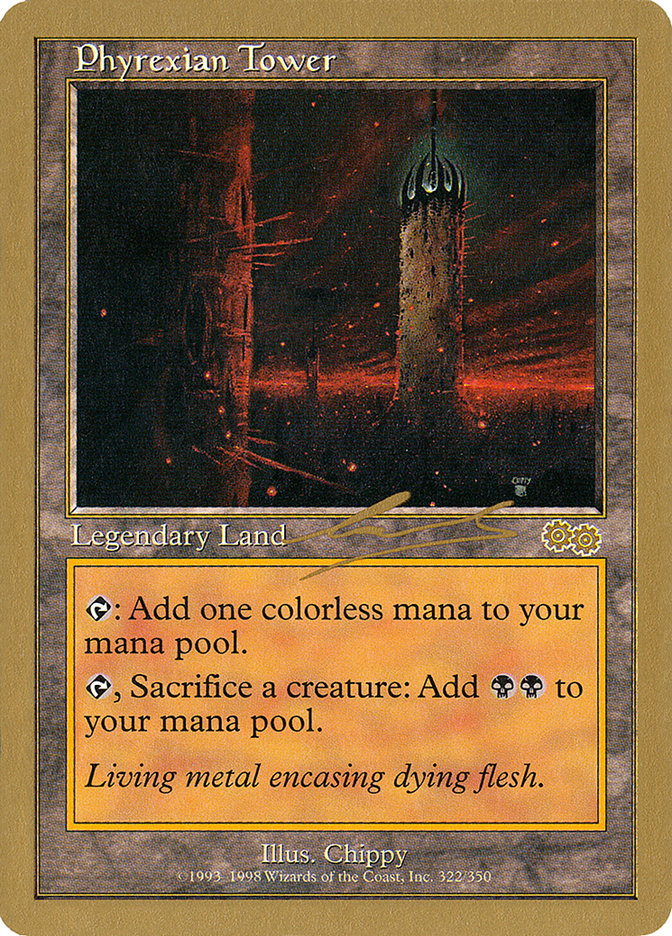 Phyrexian Tower (Nicolas Labarre) [World Championship Decks 2000] | Fandemonia Ltd