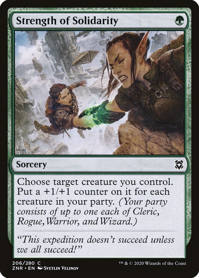 Strength of Solidarity [Zendikar Rising] | Fandemonia Ltd