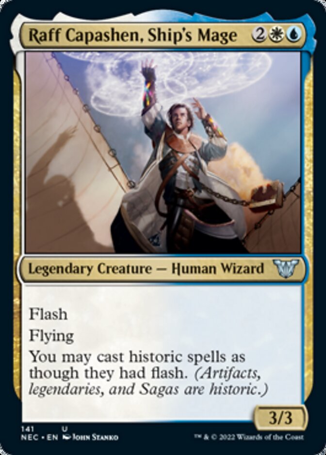 Raff Capashen, Ship's Mage [Kamigawa: Neon Dynasty Commander] | Fandemonia Ltd