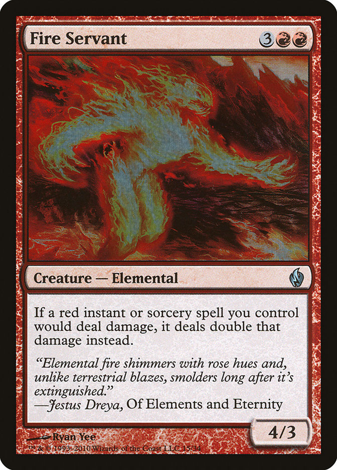 Fire Servant [Premium Deck Series: Fire and Lightning] | Fandemonia Ltd