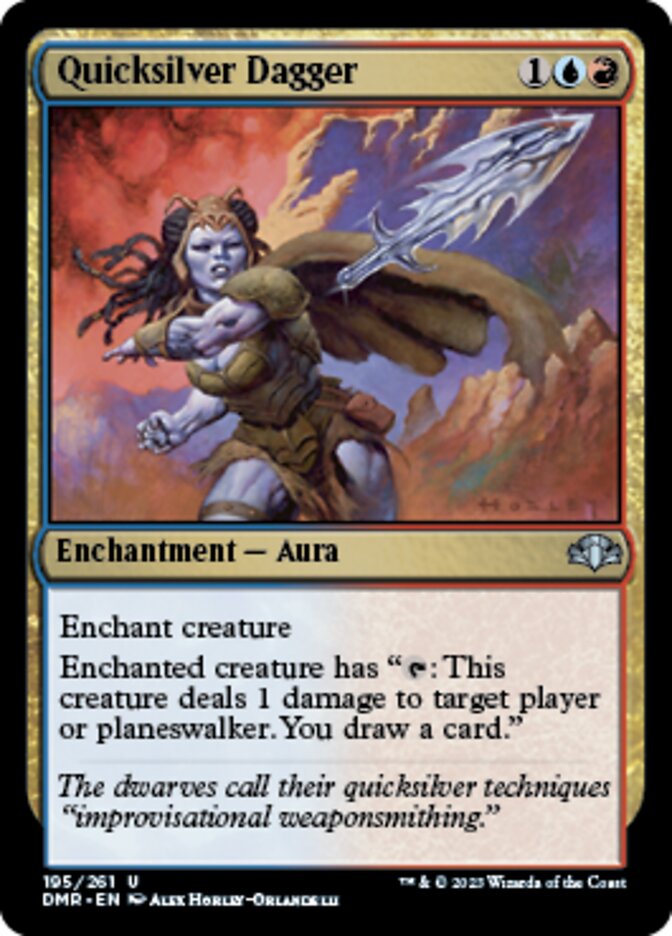 Quicksilver Dagger [Dominaria Remastered] | Fandemonia Ltd