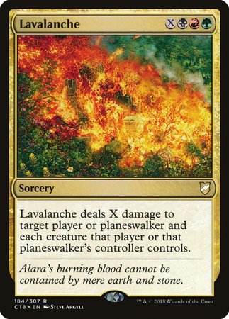 Lavalanche [Commander 2018] | Fandemonia Ltd